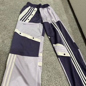 Adidas Two-Tone Striped Track Pants